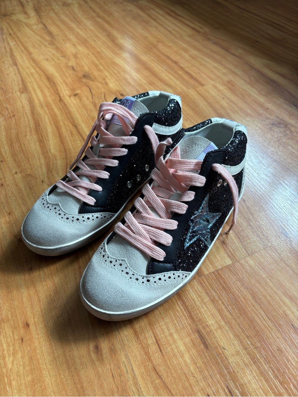 Golden Goose Ball Star Glitter Sneakers – Rare Colorway – Like New